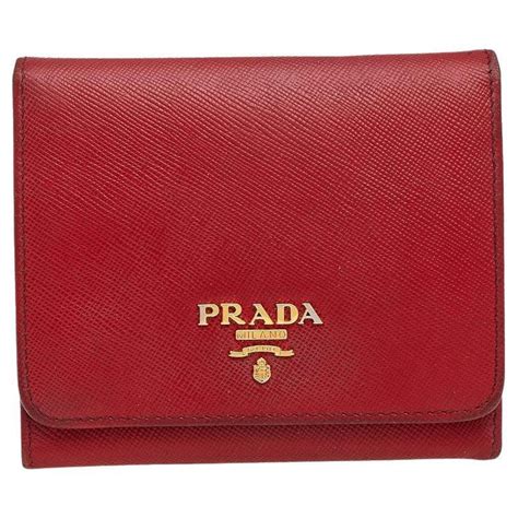 prada men's wallet black and red saffiano|Prada saffiano wallet sale.